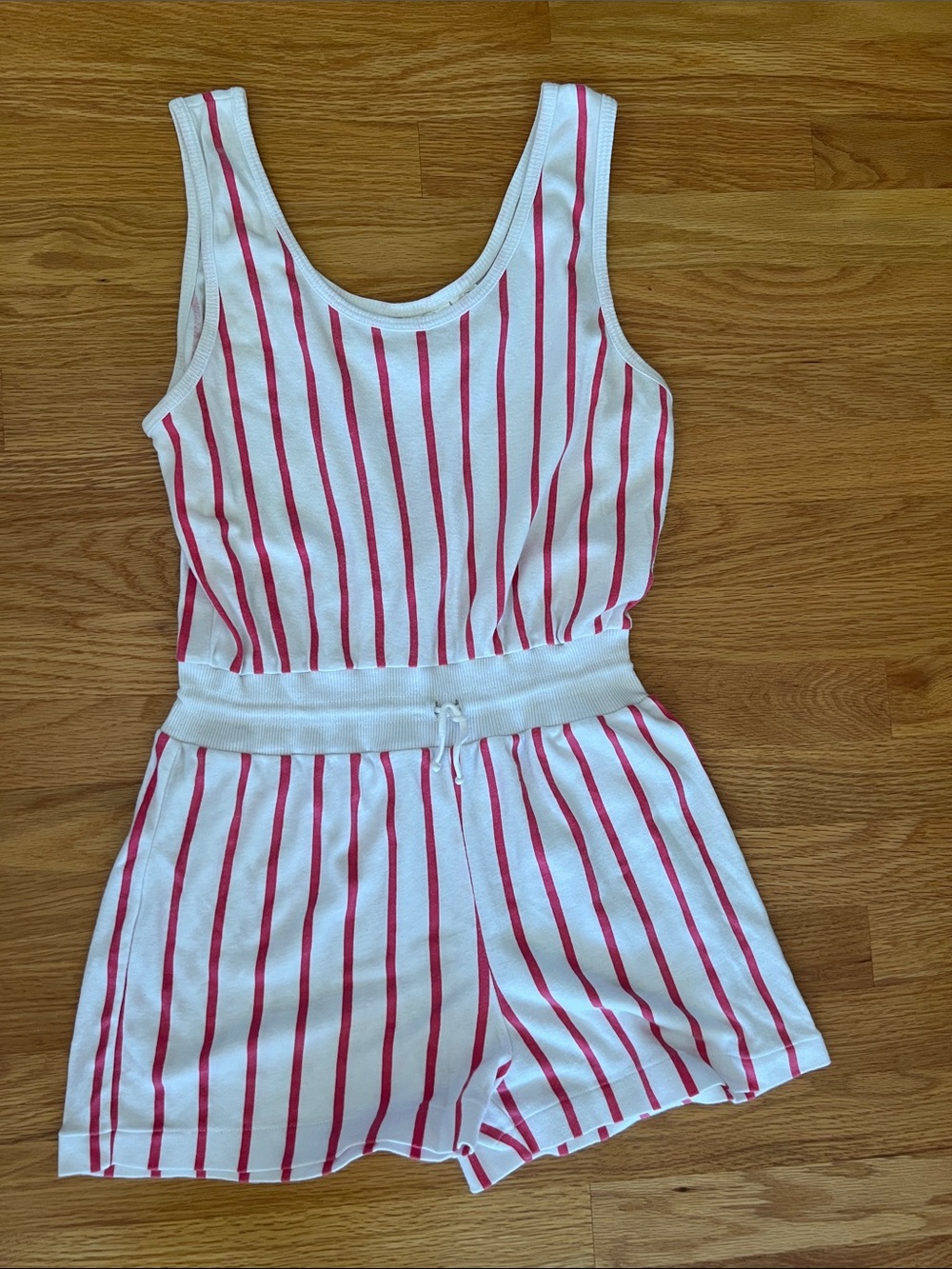 Vintage girls 14 pink and white jumper